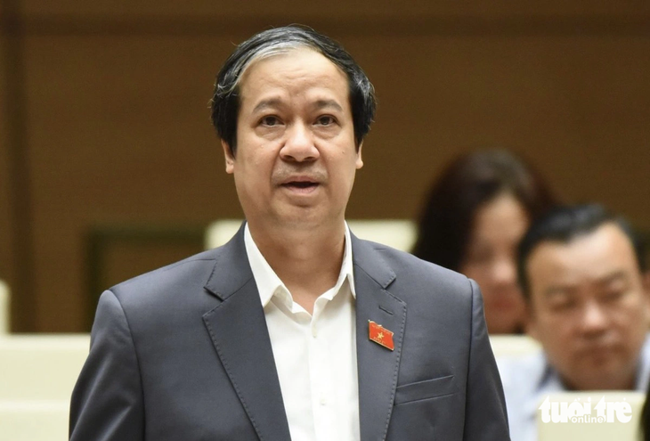 Bộ trưởng Nguyễn Kim Sơn nói về sách giáo khoa, tình trạng giáo viên nghỉ việc - Ảnh 1. Bộ trưởng Nguyễn Kim Sơn - Ảnh: GIA HÂN