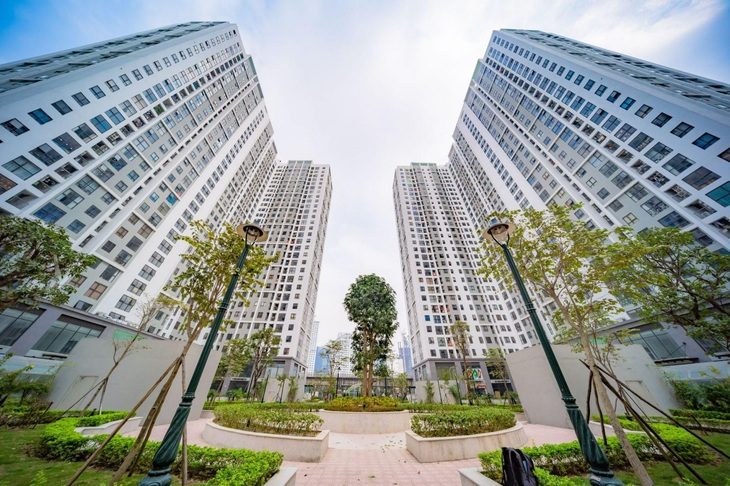 Các tỉnh, thành phố đăng ký hoàn thành 108 dự án nhà ở xã hội trong năm 2024- Ảnh 1. Dự án nhà ở xã hội Ecohome tại Hà Nội - Ảnh: B.N.